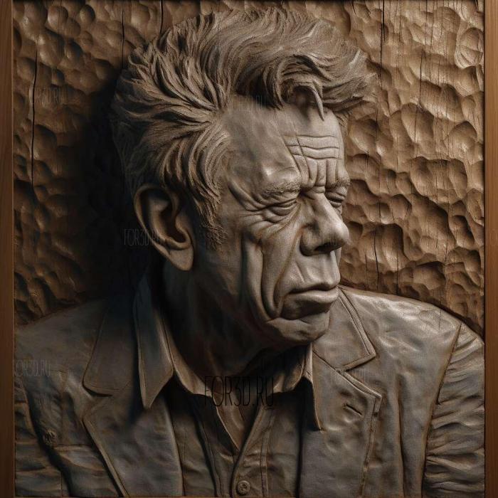 tom waits 2 stl model for CNC